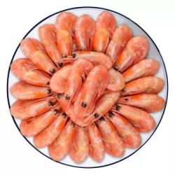 Seamix 禧美海产 熟冻北极甜虾 90-120只 1kg盒装 *3件