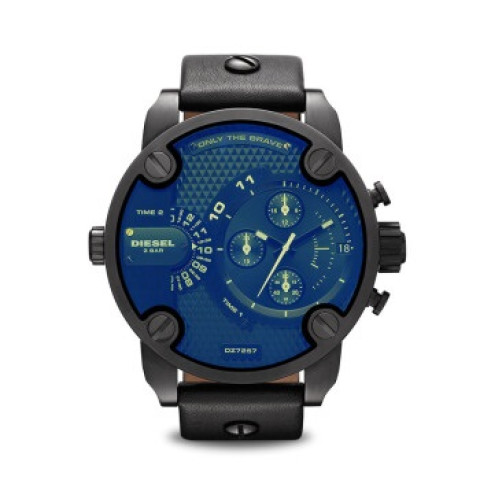 迪赛diesel手表minidaddy系列超大三眼计时手表锋芒dz7257