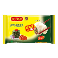 湾仔码头 速冻水饺 马兰头猪肉口味 1.32kg (66只) *6件