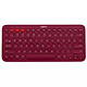 Logitech 罗技 K380 便携式蓝牙键盘 红色