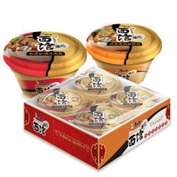康师傅 Express速达面馆 私房红烧牛肉+经典葱烧猪排 4入泡面整箱装 *2件