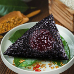 呆呆兔 乌米豆沙粽子 100gx4只