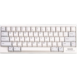 HHKB Professional2 Type-S 白色有刻版 静音版 静电容键盘 黑色