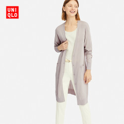 优衣库 UNIQLO 优衣库 415389 女士蝙蝠袖长开衫