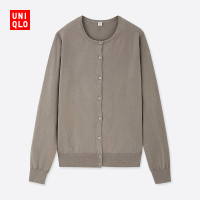 优衣库 女装 SUPIMA COTTON圆领开衫(长袖) 413628 优衣库UNIQLO