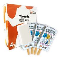 普隆别尔 Plombir 俄罗斯冰激凌 1948牛奶冰淇淋 65g 原装进口 4支装+凑单品