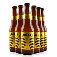BUZZ 蜂狂 桂花小麦啤酒 (330ml、6瓶、5.8、瓶装、12.9)
