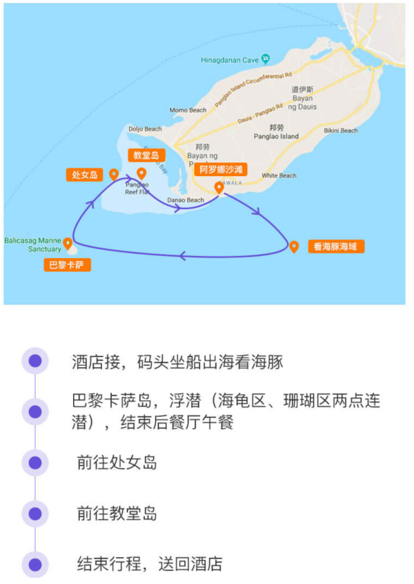 追海豚、看海龟!大断层浮潜!菲律宾薄荷岛-巴黎卡萨+处女岛+教堂岛一日游