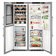 利勃海尔 LIEBHERR SBSes8486 740升 独立式对开三门带酒柜冰箱