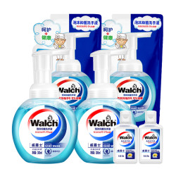 Walch 威露士 健康呵护 泡沫抑菌洗手液（300ml*2+替换300ml*2+免洗20ml*2） *2件 +凑单品