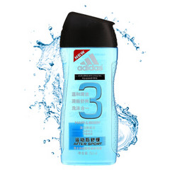 adidas 阿迪达斯 男士洗护二合一运动后舒缓香波沐浴露250ml *5件