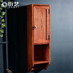 衍艺壁柜中式实木浴室吊柜 壁柜 侧柜挂柜墙柜组合装饰柜置物柜
