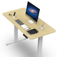 宜客乐思（ECOLUS）站立办公电动升降电脑桌学习桌现代简约家用写字桌办公桌显示器工作台 LD12LG 橡木色