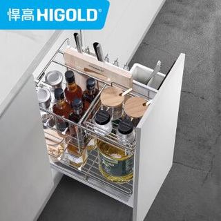 悍高（HIGOLD）306132-4E调味篮304不锈钢 可拆分式圆管 400柜体 *2件