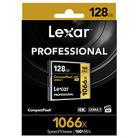 Lexar 雷克沙 Professional 1066x UDMA7 CF存储卡 128GB