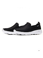 Skechers斯凯奇女鞋健步鞋舒适网布懒式硬地运动鞋15600综合训练鞋/室内健身鞋 15600/TPE灰褐色