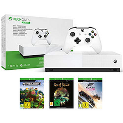 Microsoft 微软 Xbox One S 1TB 游戏机 《我的世界》+《盗贼之海》+《极限竞速3》同捆版