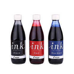 PILOT 百乐 INK-350 非碳素墨水 350ml 瓶装 三色可选
