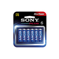 SONY 索尼 5号碱性干电池 6节装