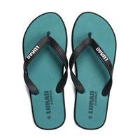 LURAD 人字拖男士防滑时尚沙滩拖鞋L123AM 绿色 45-46