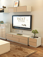 现代简约电视柜茶几组合套装客厅家具钢琴烤漆小户型地柜电视柜