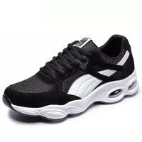 Haut Ton 皓顿 男鞋休闲鞋韩版板鞋系带透气运动鞋子男 YD001 黑色 38