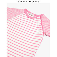 Zara Home KIDS系列粉色条纹连衫裤儿童棉质 2岁以下 42377529620