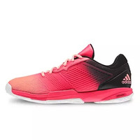 adidas 阿迪达斯 BELLE系列 羽毛球运动鞋女款 透气止滑耐穿减少摩擦羽毛球鞋AF4882 红黑 37码/4.5