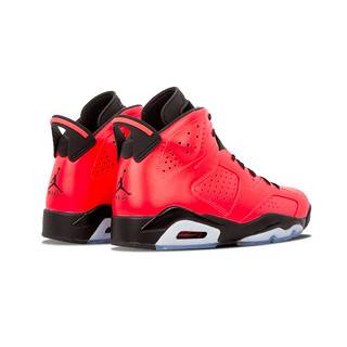 NIKE 耐克 Air Jordan 6 Retro Infrared 23 384664 623 篮球鞋 (黑红、42)