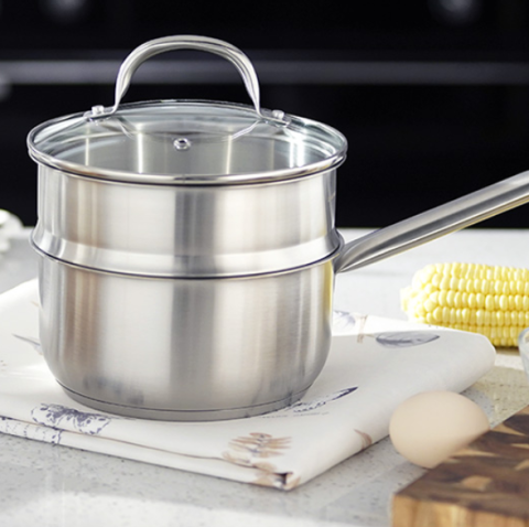 linkfair 凌丰 不锈钢双层奶锅 18cm