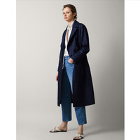 Massimo Dutti 06732620400 女式风衣中长款