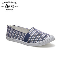 G.H. Bass & Co. GW9SF222 女士条纹帆布鞋一脚蹬