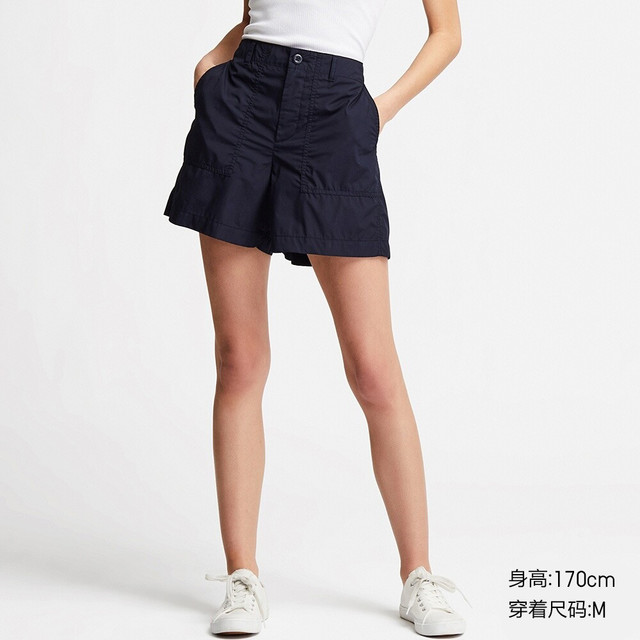 狂暑来袭：优衣库 UNIQLO 优衣库 415499 女装工装短裤