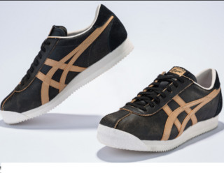 Onitsuka Tiger 鬼冢虎 运动休闲鞋 中性 李宇春同款 TIGER CORSAIR 1183A055-250 黑色 44.5