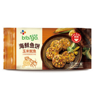 必品阁 玉米鱿鱼海鲜鱼饼 240g