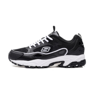 SKECHERS 斯凯奇 D'LITES系列 Stamina 男士休闲运动鞋 666096/BLK 黑色 39.5