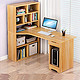 DC Life 带书柜组合电脑桌台式转角办公桌书桌书架一体桌（1.2米）