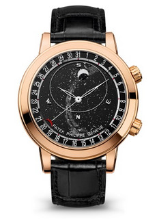 Patek Philippe 百达翡丽 超级复杂功能时计系列 6102R-001 星空世界玫瑰金腕表