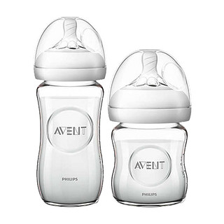 AVENT 新安怡 自然原生宽口径玻璃奶瓶 240ml*2件