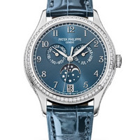 Patek Philippe 百达翡丽 复杂功能时计系列 4947G-001 蓝色表盘镶钻腕表