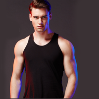 Nan ji ren 南极人 背心男士背心棉质平纹无袖运动背心休闲打底汗衫3件装  黑黑灰 XL (175/100) (黑色、XL、纯棉)