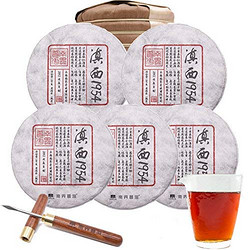 NanJie/南界 2012年【滇西1954】陈年古树普洱熟茶饼 200克/饼*5饼 整提1千克