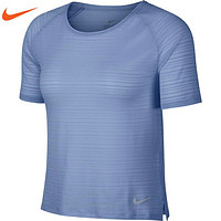 NIKE 耐克 BREATHE MILER S/S TOP女短袖慢跑运动T裇 SU18 step sports