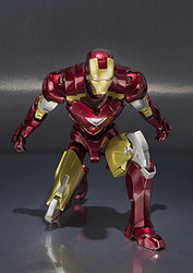 BANDAI 万代 Tamashii Nations "钢铁侠 2" S.H. Figuarts MK。 VI & Hall of Armor 套装