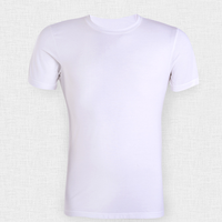京东京造 男士V领薄款短袖内衣 发热纤维修身T恤 白色 S码