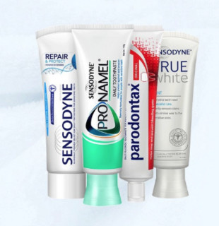 SENSODYNE 舒适达 高端进口牙膏 家庭套装 4支装