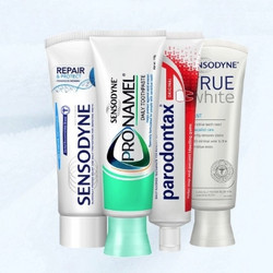 SENSODYNE 舒适达 高端进口牙膏 家庭套装 4支装 *2套