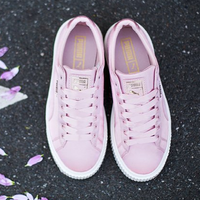 PUMA 彪马 Basket Platform Satin 女子运动鞋
