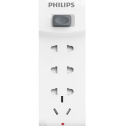 PHILIPS 飞利浦 4位插孔 插排 插线板 1.8米