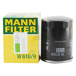 MANNFILTER 曼牌滤清器 W610/9 机油滤清器 *2件